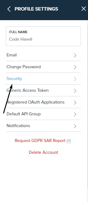Disable Access token at Codehaveli